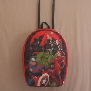 Rare Marvel Disney Store Avengers Rolling Luggage Carry On MRSP $184